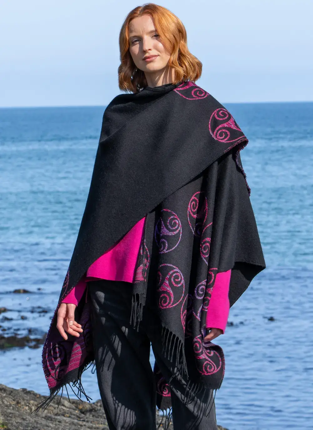 Fringed Triskele Wrap